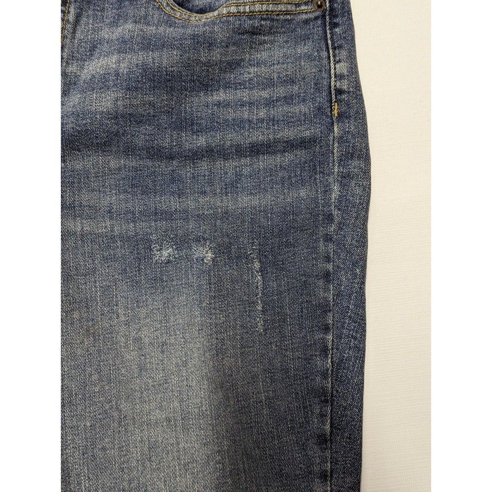 Universal Thread Women's Size 12 R High Rise Straight Color Block Jeans - Picture 3 of 12